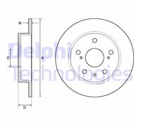 Disque BG4709C DELPHI pour Suzuki