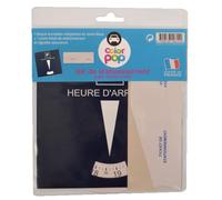 Disque Bleu Avec Un Porte-ticket De Parking Et Porte-vignette Assurance