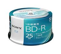 Disque Blu-ray vierge SONY BD-R 50BNR1VJPP4 25 Go 1-4 x 50 pour vidéo NEUF du...
