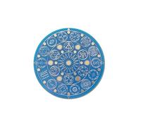 Disque Bouclier d'Hermès 10 cm, verso disque polarisant Lakhovsky. Protection universelle radionique/Emetteur passif d'ondes scalaires, antenne Tesla - Disque énergétique héliquantix