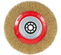 Original Einhell Disque-brosse pour touret à meuler (Ø 150 mm, pour le touret à meuler TC-BG 150 B, fils métalliques en acier)