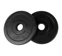 Disque bumper caoutchouc 0.5kg noir, la paire
