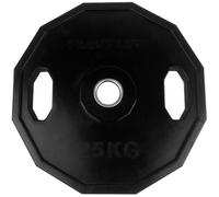 Disque bumper Olympic caoutchouc 1.25kg noir, la paire