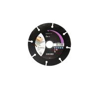 Disque carbure 4 en 1 D. 125 x 22,23 mm - Bois, alu, cuivre, plâtre, plastique