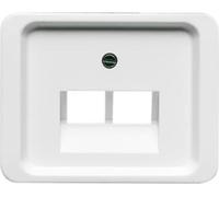 Disque central double Busch-Jaeger 1803-02-24G blanc studio