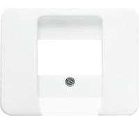 Disque central télécom simple Busch-Jaeger 1766-24G blanc studio
