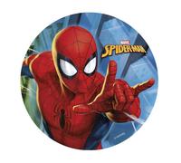 DISQUE COMESTIBLE SANS SUCRE DISNEY MARVEL SPIDERMAN DECORATION GATEAUX ANNIVERSAIRE ENFANTS