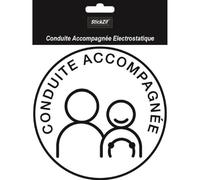 STICKZIF SCA8 1 Disque Conduite Accompagnée Électrostatique, Set de 2