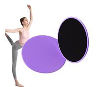 Disque coulissant de fitness - 17,5 cm - de glisse pour pilates | Caractéristiques du visage en ABS durable | Curseur d'exercice d'entraînement d'équilibre - Parfait pour le yoga, la