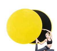 Disque Coulissant Pilates, Paire D'entraînement De Base Ronde De 17 Cm De Diamètre | Matériau Composite Double Face PP EVA 160g, Plaques De Glisse D'entraînement Pour Exercices De Résistance Sur Tapis