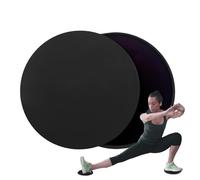 Disque Coulissant Pilates, Paire D'entraînement De Base Ronde De 17 Cm De Diamètre | Matériau Composite Double Face PP EVA 160g, Plaques De Glisse D'entraînement Pour Exercices De Résistance Sur Tapis