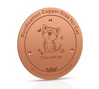 Disque cuivré pour gamelle à Eau des Chats Disque Support 3 Points 10 cm