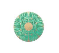 Disque Cymatique 396 Hz confiance, Disque positif de 10 cm à 2 faces cuivre plaqué or, coeur cire d'abeilles - Fréquence Sacrée Solfeggio - Disque énergétique héliquantix