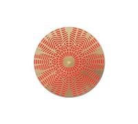 Disque Cymatique 741 Hz expression de soi/nettoyage - 10 cm à 2 faces cuivre plaqué or, coeur en cire d'abeilles - nouvelles perceptions - Fréquence Sacrée Solfeggio - Disque énergétique héliquantix