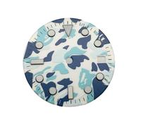 Disque de 29 mm pour cadran modifié Seiko lumineux pour mouvement 8215 AB1, AB1-1-1bleu ciel-29 mm, taille unique
