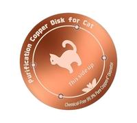 Disque de bain pour oiseaux en cuivre - 10 cm - Disque universel renforcé en cuivre | Bol de bain pour oiseaux, volière, pinson, moine, perroquet, maison renforcée et universelle pour toute maison ou