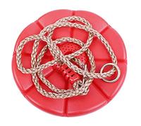 Disque de balançoire pour Enfants en Plein air, Jouet pour Enfants, balançoire à Corde Ronde, activité de Divertissement en Plein air (Pétales Rouges)