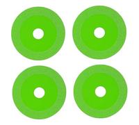 Disque de broyage de la dalle de roche, 4 pcs 10 cm Plate de roche lame de broyage plat, disque indestructible, lame de coupe de mouture, disque de coupe en verre pour broyeur angle, disque de coupe
