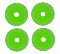 Disque de broyage de la dalle de roche, 4pcs 10 cm Plate de roche lame de broyage plat, disque indestructible, lame de coupe de mouture, disque de coupe en verre pour broyeur d'angle Disque de coupe
