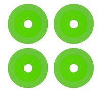 Disque de broyage de la dalle de roche, lame de broyage plate plaque 4pcs, disque indestructible diamant de 10 cm, lame de coupe de broyage, disque de coupe en verre pour broyeur d'angle