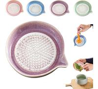 Disque de broyage en céramique - Râpe à ail - Utilisée pour broyer les wasabi, les fruits, les légumes, le gingembre, l'ail, le fromage (violet)