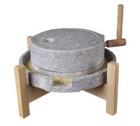 Disque de broyage en Pierre Naturelle, Moulin à Grains en Pierre, Moulin à Pierre Manuel/broyeur Humide et Sec, broyeur Manuel de Cuisine Domestique, Facile à Nettoyer
