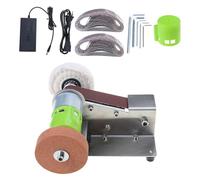 Disque de ceinture électrique pour courroie de machine - Bords de coupe électriques - Adaptateur de courroie de machine à tailler - Kit de polissage - Roue de meulage