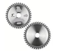 Disque de coupe 125 mm (5 pouces) for mini scie circulaire, compatible avec le bois, plastique et métal, outils rotatifs, 40 dents(2pcs)