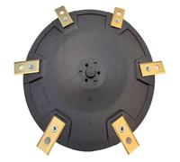 Disque de Coupe 190,3 mm, Compatible avec Dreame, Outils de Jardinage familiaux A1, Plateau tournant à 6 Lames, Accessoires for Tondeuse à Gazon(A Set (6BLADE))