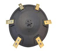 Disque de coupe 190,3 mm, compatible avec Dreame, outils de jardinage familiaux A1, plateau tournant à 6 lames, accessoires for tondeuse à gazon(A SET (6BLADE))