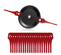 Disque de coupe avec 20 Lames compatible avec Florabest Coupe Bordure FRTA 20 A1,FAT 18B2, FAT 18B3,GÜDE 250/18 RT,Parkside PRTA 20-Li A1 - LIDL IAN 311046,Vis de Fixation