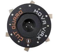 Disque de coupe compatible avec MOVA VIAX 250, 300 - avec protection, incl. 6 lames - plateau de coupe & porte-lames pour robot tondeuse, ne se bloque pas à cause de l’herbe, durable et sûr