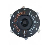 Disque de coupe compatible avec Yuka Mini Mammotion avec protection et 6 lames - Plaque de coupe pour robot tondeuse et plateau de couteau, ne bloque pas l'herbe, durable et sûr