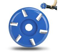 Disque de coupe de bois, meuleuse d'angle de dissolvant de souche disque de sculpture sur bois 6 dents tronçonneuse fraise outils de lame de travail du bois