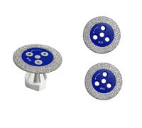 Disque de coupe diamant de qualité supérieure - Convient pour carrelage et marbre - Avec motif brasé - Installation facile - Outil de coupe humide et sec