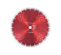 Disque de coupe diamanté avec turbo et trous Acier 350 mm