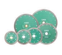 Disque de coupe diamanté for carrelage, lame de scie, for porcelaine, marbre, céramique, granit, noyau renforcé, maille X Turbo, 4 à 12 pouces(105mm)