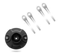 Disque de coupe, disque de rechange pour coupe-bordure, disque de rechange avec 2 lames, disque de rechange pour débroussailleuse sans fil Einhell Gardol Mr Gardener (B)