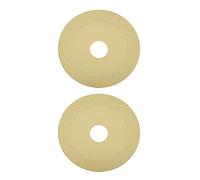 Disque de coupe en verre de diamant 2 Pack 100 mm OD 22 mm ID 15 mm Largeur de ble Ultra Sharp Fast Fast Cutting Blade For Tile Crystal Wine Bottle Polissing en céramique (Or champagne)