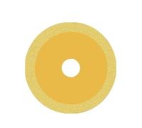 Disque de coupe en verre diamant vert/jaune for meuleuse d'angle, lame de meulage for carreaux de céramique 100/115/125mm 1 pièce(Yellow,100mm)