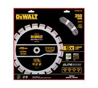 Disque de coupe pour asphalte/béton DeWALT DIA ELITE Series 350 mm DT20467