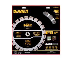 Disque de coupe pour asphalte/béton DeWALT DIA ELITE Series 350 mm DT20467