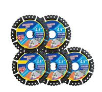 Disque de coupe pour meuleuse angulaire, alliage pour acier inoxydable fer pierre, disque abrasive polyvalent, adapté pour tubes métalliques et matériaux de construction (5)