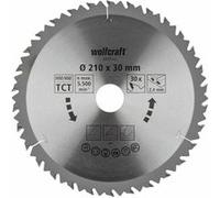 Lame de scie circulaire au carbure Wolfcraft 6737000 210 x 30 mm Nombre de dents: 30 1 pc(s)