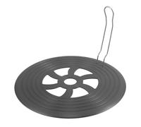 Disque de Cuisson à Induction Rond 26cm en Aluminium Noir | Anti-noircissement, Ne Se Déforme Pas Facilement, Usage Polyvalent, Nettoyage Simple, la Cuisine, Gaz