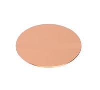Disque de cuivre T2, 1/2 pièce, diamètre 30 mm, 50, 60, 80, plaque ronde en pur, épaisseur la feuille circulaire 0,5-3 pour Bijoux DIY Artisanat Modèle Peinture(0.8x50mm 2pcs)