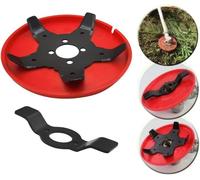 Disque de débroussailleuse, Universal Tête de Tondeuse à Gazon Lames, Double Usage Plaque de débroussailleuse