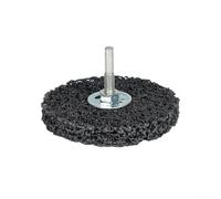 Disque de décapage de peinture pour enlever la rouille, roue de meuleuse à tige de 6 mm, disque de nettoyage pour meuleuse d'angle, nettoyant visage métallique, options de diamètre de 75 mm et 100 mm