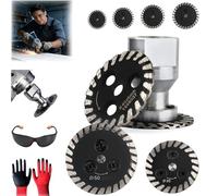 Disque de découpe de précision diamanté (40 mm/50 mm), lame diamantée haute densité, mini-lame de scie diamantée avec bride, scie à métaux pour utilisation à sec ou humide (Flange*1+40+30+50cm)