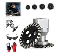 Disque de découpe de précision diamanté (40 mm/50 mm), lame diamantée haute densité, mini-lame de scie diamantée avec bride, scie à métaux pour utilisation à sec ou humide (Flange*1+40cm)